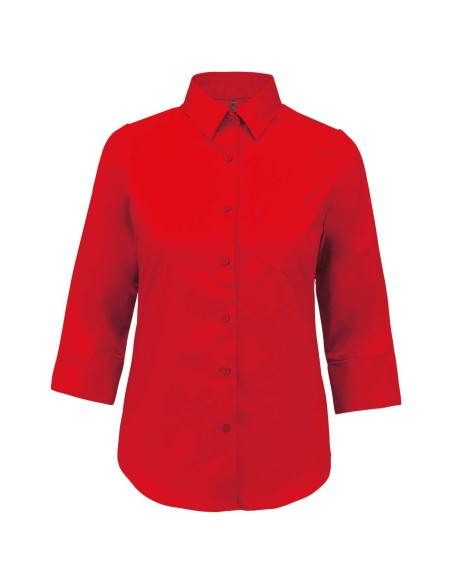 K-KA558-LADIES' 3/4 SLEEVED SHIRT