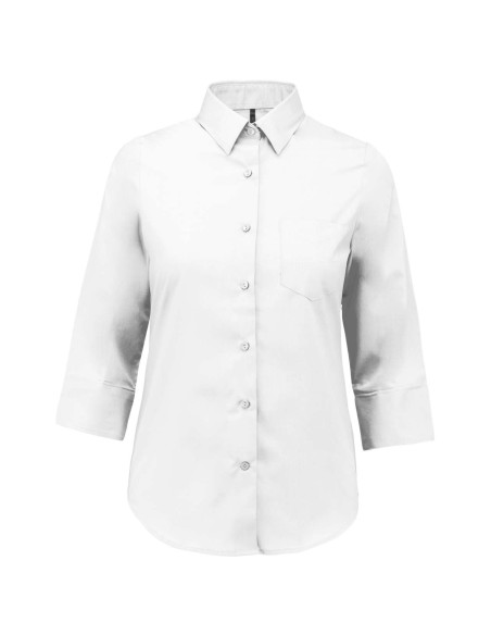 K-KA558-LADIES' 3/4 SLEEVED SHIRT
