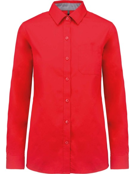 K-KA585-LADIES’ NEVADA LONG SLEEVE COTTON SHIRT