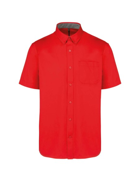 K-KA587-MEN'S ARIANA III SHORT-SLEEVE COTTON SHIRT