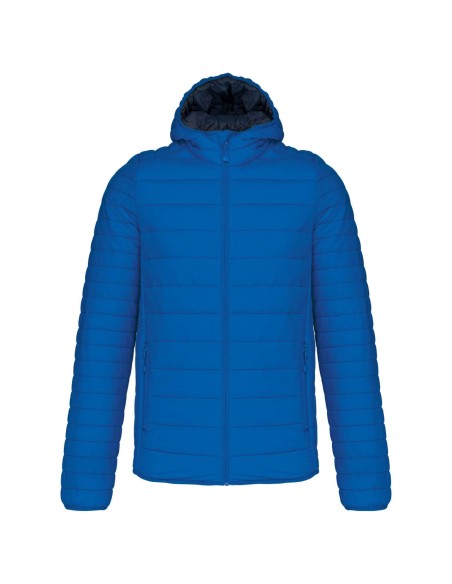 K-KA6110-MEN'S LIGHTWEIGHT HOODED PADDED JACKET