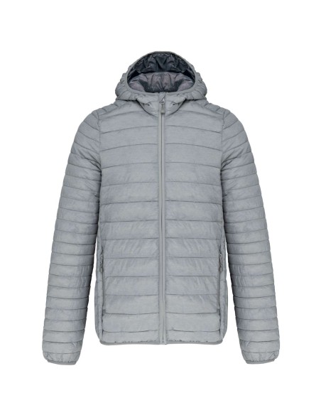 K-KA6110-MEN'S LIGHTWEIGHT HOODED PADDED JACKET