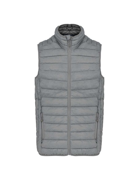 K-KA6113-MEN’S LIGHTWEIGHT SLEEVELESS FAKE DOWN JACKET