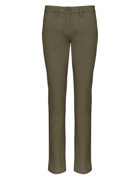 K-KA741-LADIES' CHINO TROUSERS