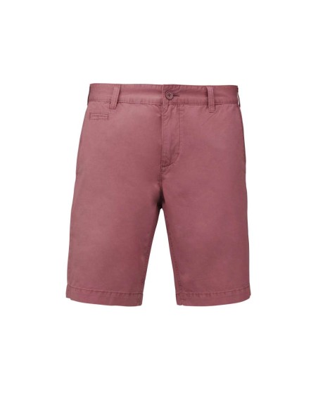 K-KA752-MEN'S WASHED EFFECT BERMUDA SHORTS