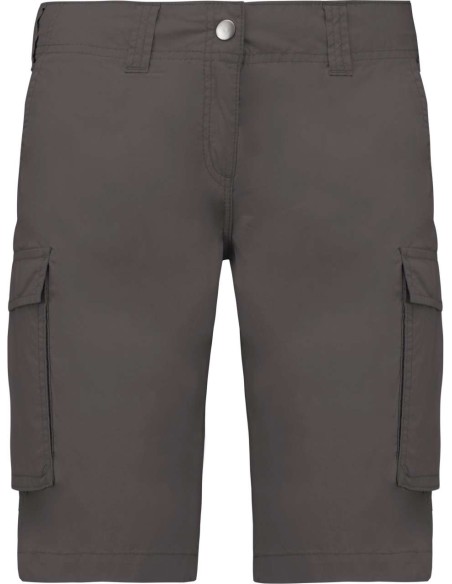 K-KA756-LADIES' LIGHTWEIGHT MULTIPOCKET BERMUDA SHORTS