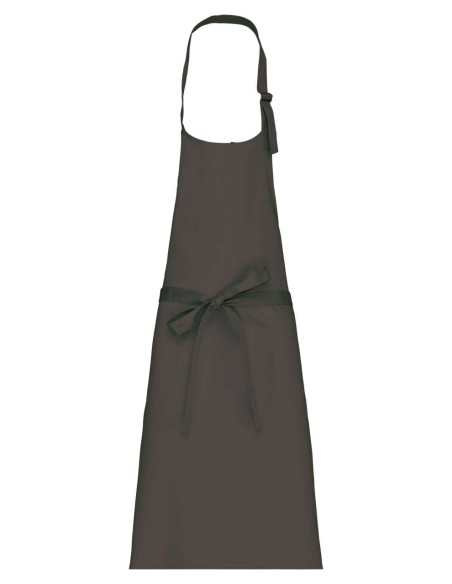K-KA8000-POLYCOTTON APRON WITHOUT POCKET