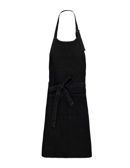 K-KA885-COTTON APRON WITH POCKET