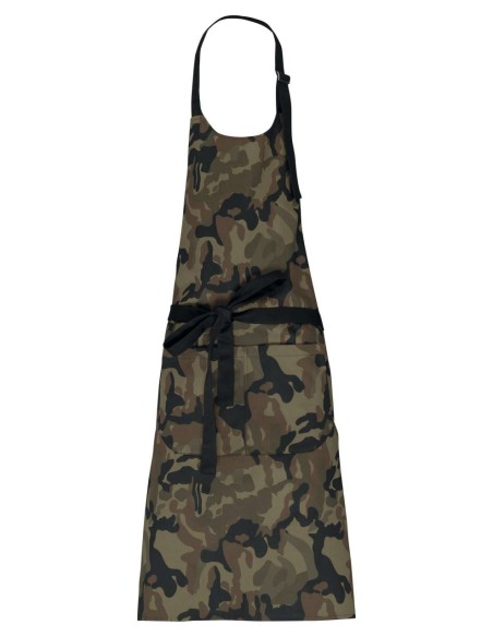 K-KA885-COTTON APRON WITH POCKET