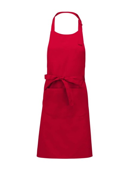 K-KA885-COTTON APRON WITH POCKET