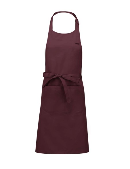 K-KA885-COTTON APRON WITH POCKET
