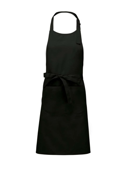 K-KA890-POLYESTER COTTON APRON WITH POCKET