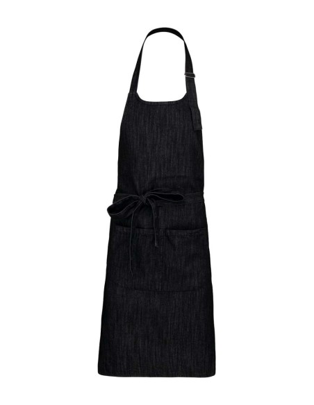 K-KA890-POLYESTER COTTON APRON WITH POCKET