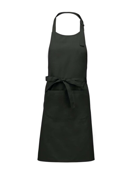 K-KA890-POLYESTER COTTON APRON WITH POCKET