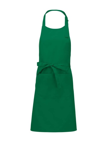 K-KA890-POLYESTER COTTON APRON WITH POCKET