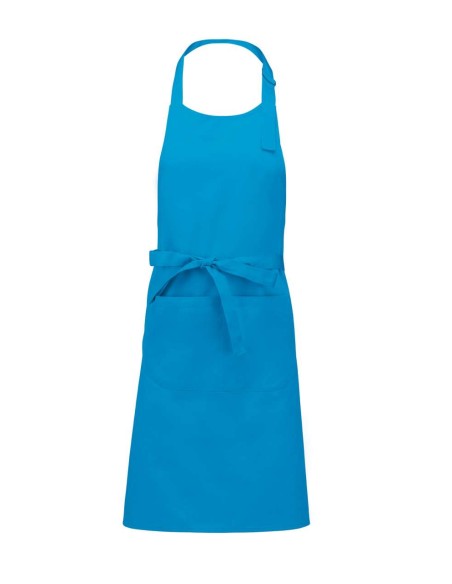 K-KA890-POLYESTER COTTON APRON WITH POCKET