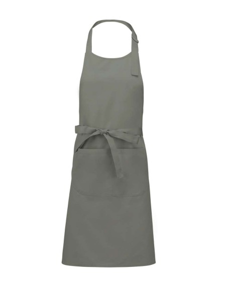 K-KA890-POLYESTER COTTON APRON WITH POCKET