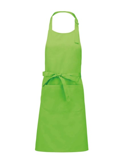 K-KA890-POLYESTER COTTON APRON WITH POCKET
