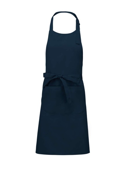 K-KA890-POLYESTER COTTON APRON WITH POCKET