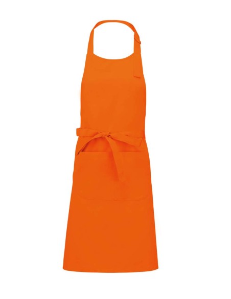 K-KA890-POLYESTER COTTON APRON WITH POCKET