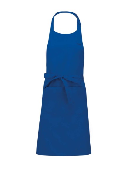 K-KA890-POLYESTER COTTON APRON WITH POCKET