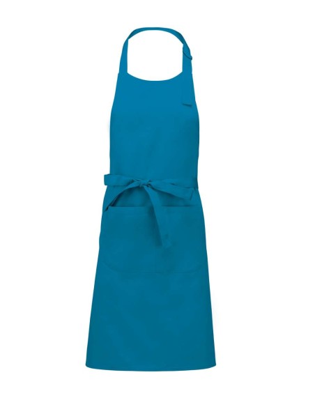 K-KA890-POLYESTER COTTON APRON WITH POCKET