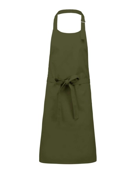 K-KA895-COTTON APRON WITHOUT POCKET