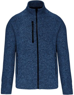 K-KA9106-MEN'S FULL ZIP HEATHER JACKET
