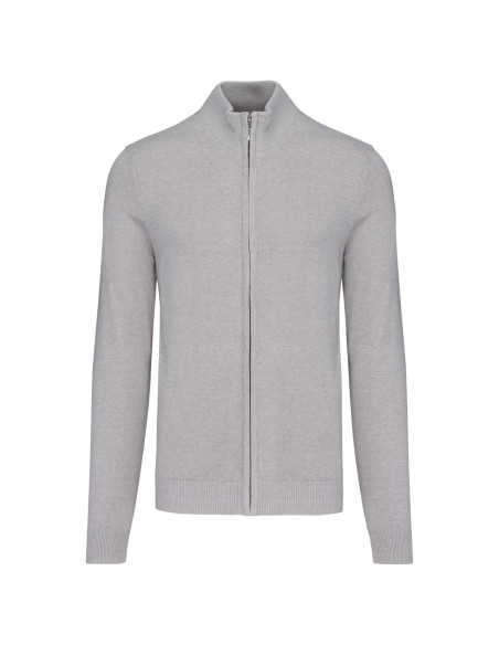 K-KA961-MEN'S FULL ZIP CARDIGAN