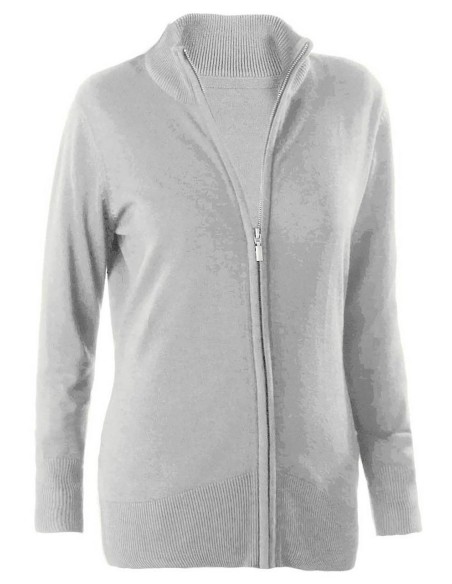 K-KA962-LADIES' FULL ZIP  CARDIGAN