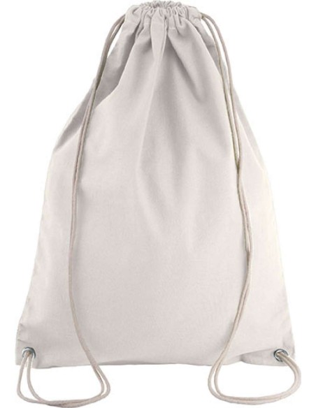 K-KI0125-COTTON DRAWSTRING BACKPACK