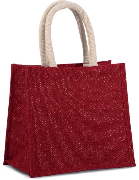 K-KI0273-JUTE CANVAS TOTE - MEDIUM