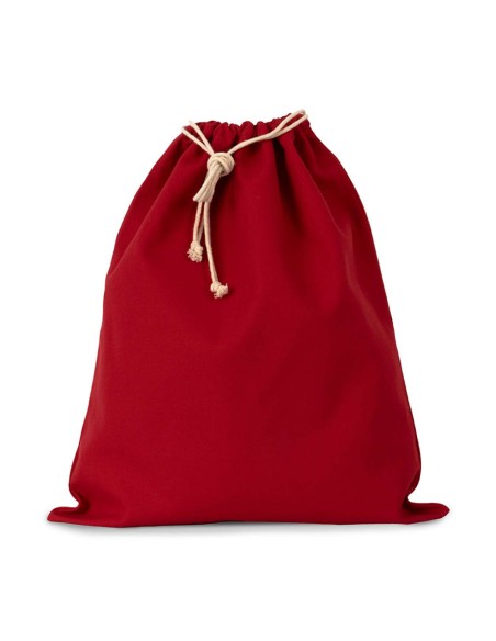 K-KI0747-COTTON BAG WITH DRAWCORD CLOSURE - LARGE SIZE