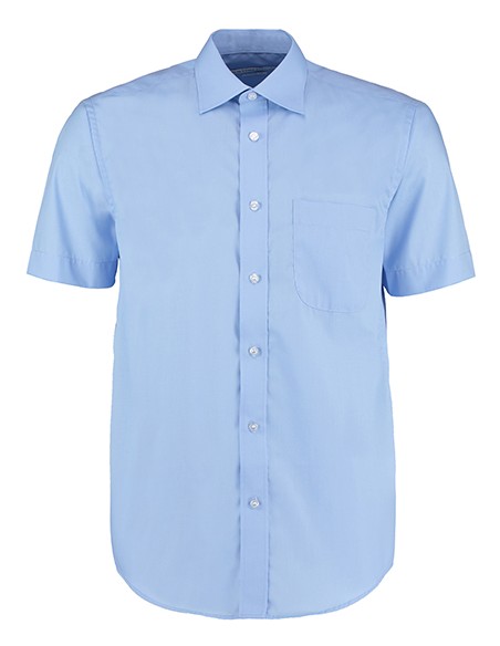 K-KK102-Mens Classic Fit Business Shirt Short Sleeve