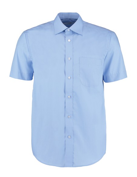 K-KK102-Mens Classic Fit Business Shirt Short Sleeve