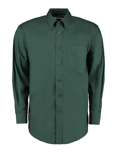 K-KK105-Mens Classic Fit Premium Oxford Shirt Long Sleeve