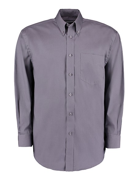 K-KK105-Mens Classic Fit Premium Oxford Shirt Long Sleeve