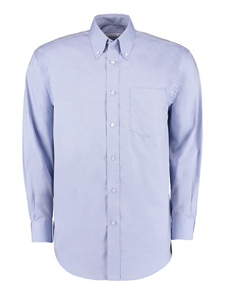 K-KK105-Mens Classic Fit Premium Oxford Shirt Long Sleeve