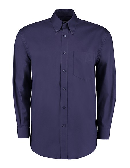 K-KK105-Mens Classic Fit Premium Oxford Shirt Long Sleeve