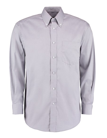 K-KK105-Mens Classic Fit Premium Oxford Shirt Long Sleeve