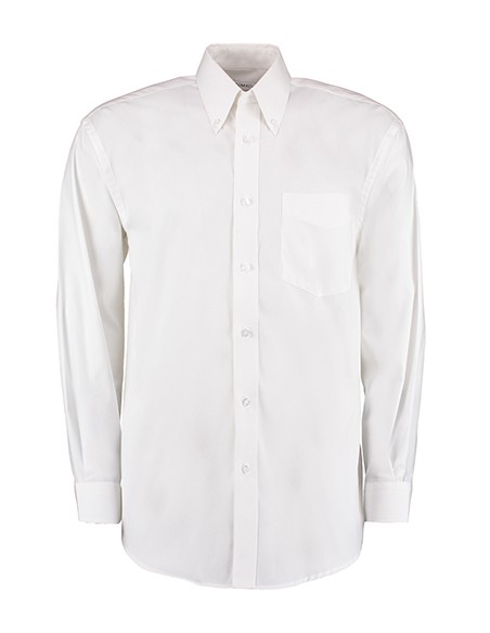 K-KK105-Mens Classic Fit Premium Oxford Shirt Long Sleeve