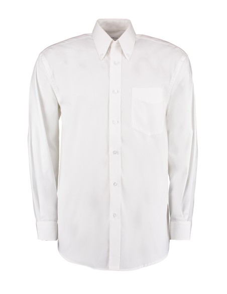 K-KK105-Mens Classic Fit Premium Oxford Shirt Long Sleeve