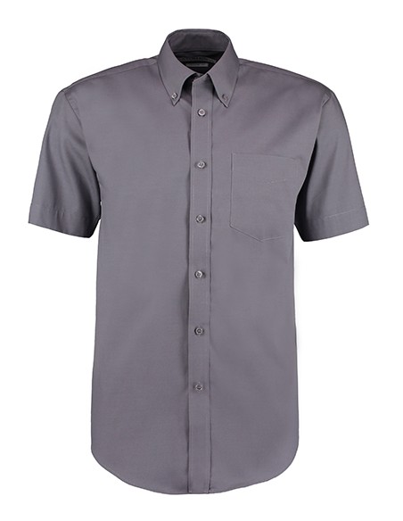 K-KK109-Mens Classic Fit Premium Oxford Shirt Short Sleeve