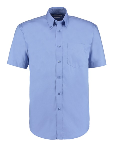 K-KK109-Mens Classic Fit Premium Oxford Shirt Short Sleeve
