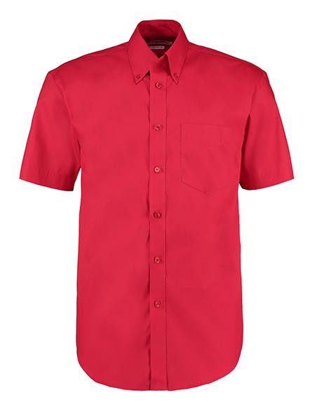 K-KK109-Mens Classic Fit Premium Oxford Shirt Short Sleeve