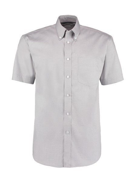 K-KK109-Mens Classic Fit Premium Oxford Shirt Short Sleeve