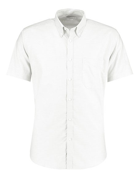 K-KK183-Mens Slim Fit Workwear Oxford Shirt Short Sleeve