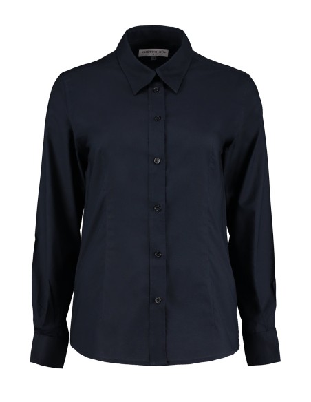 K-KK361-Womens Tailored Fit Workwear Oxford Shirt Long Sleeve