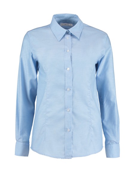 K-KK361-Womens Tailored Fit Workwear Oxford Shirt Long Sleeve