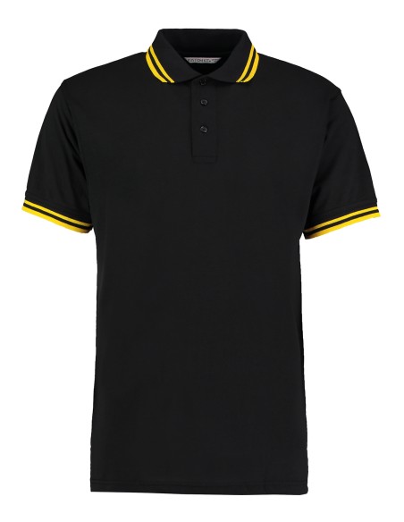 K-KK409-Classic Fit Superwash® 60º Tipped Collar Polo